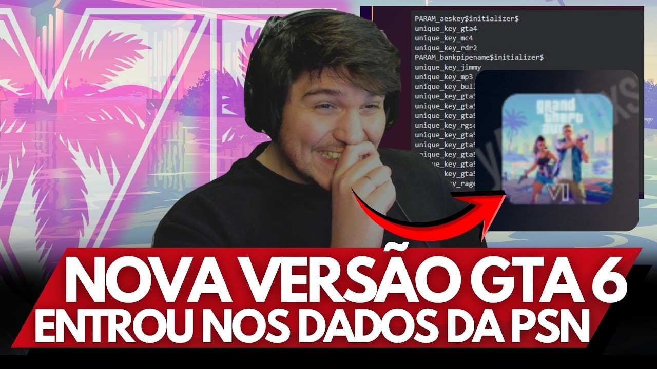 AGORA!!! NOVA VERSÃO DO GTA 6 ACABOU DE CAIR NO BANCO DE DADOS DA PLAYSTATION !!!!!!!!!!