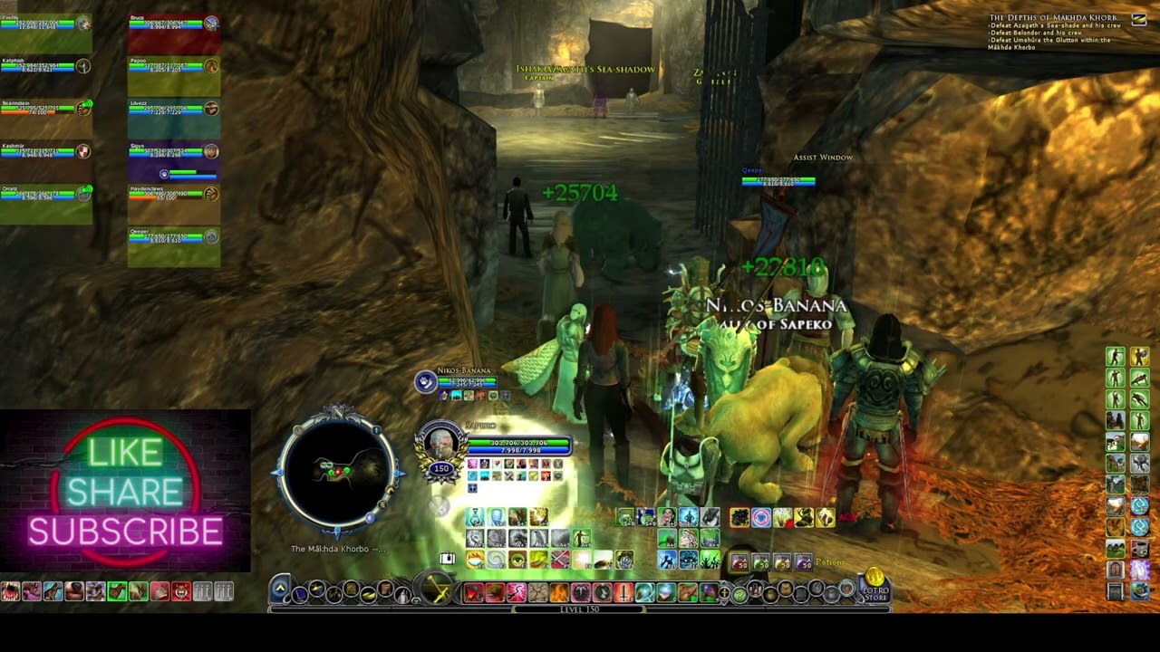 Lotro - Depths of Mâkhda Khorbo T3 First Boss - We visit Valhalla
