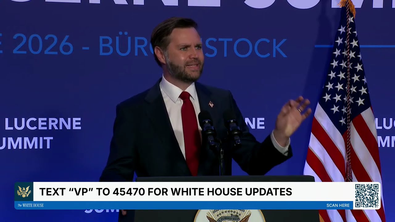 Vice President JD Vance Delivers Remarks in Lucerne, Switzerland