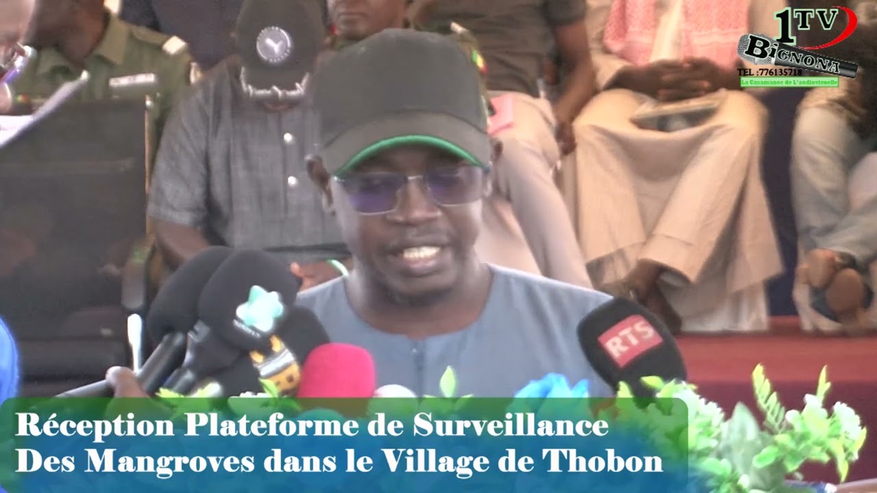 Réception plateforme de surveillance des mangrove