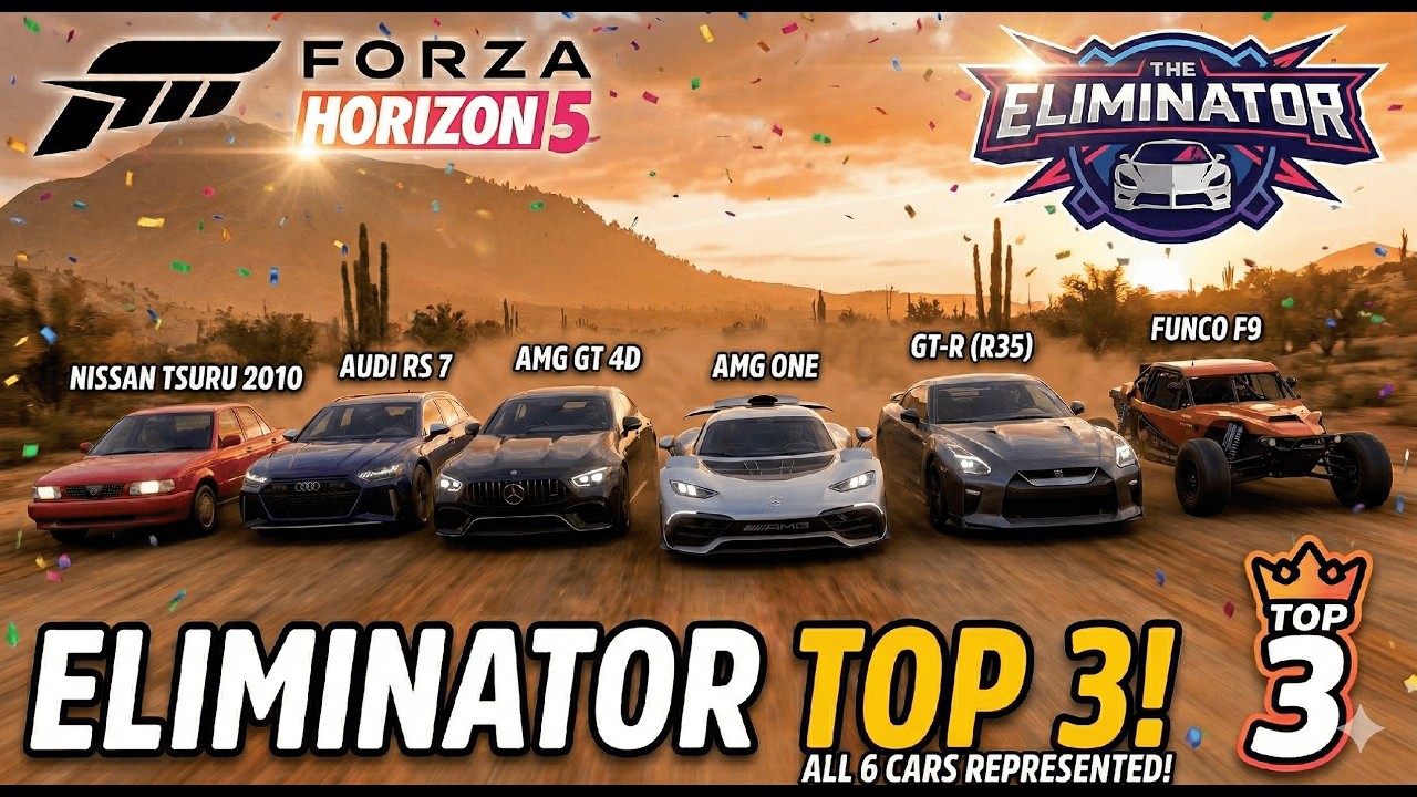 I Played the Eliminator Series again and finished 3rd!!!! I Forza Horizon 5 #youtubegaming #racing