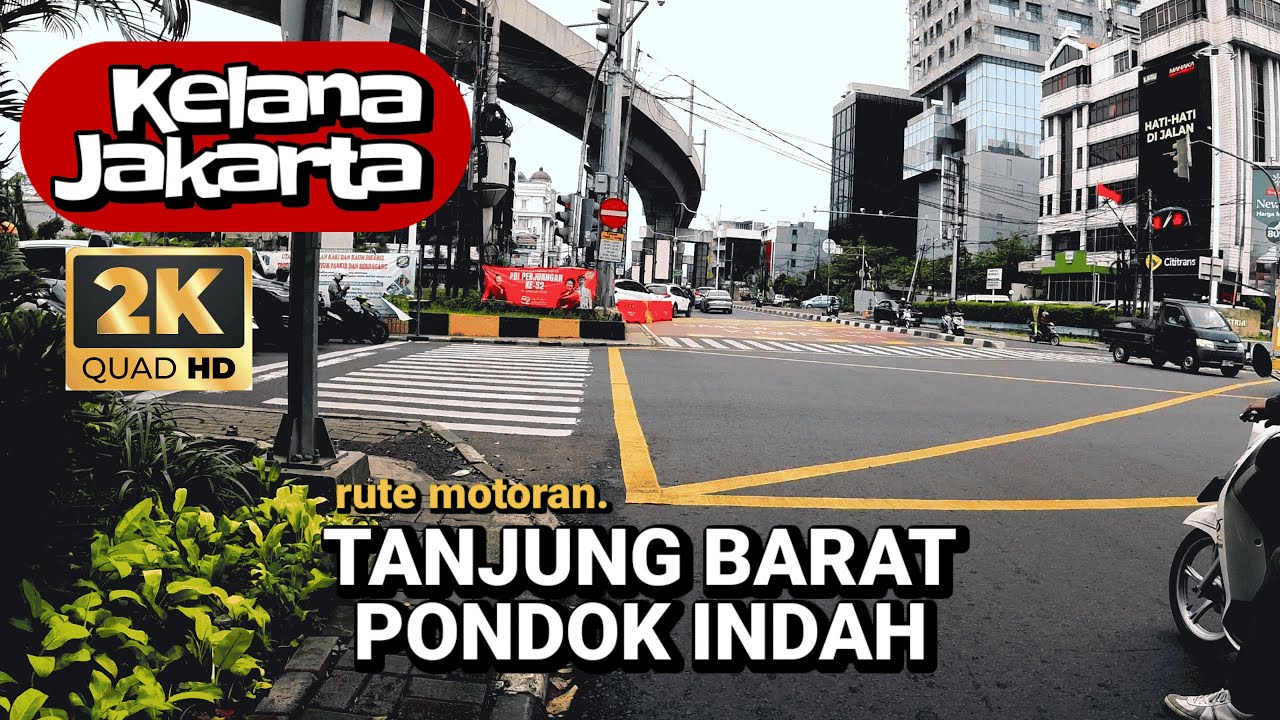 Motoran Jakarta - Tanjung Barat menuju Pondok Indah | Motovlog Pemula Jakarta