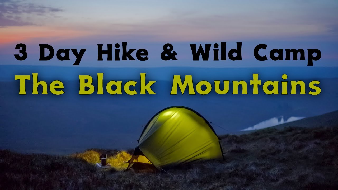 3 Day Hike & Wild Camp in The Black Mountains | Abergavenny to Hay on Wye | Hilleberg Enan | No Talk