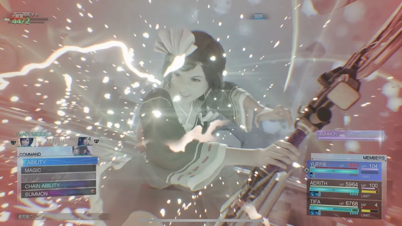 FINAL FANTASY VII REBIRTH-異界統治者 尤菲霧雲+艾莉絲法砲 7分鐘通關