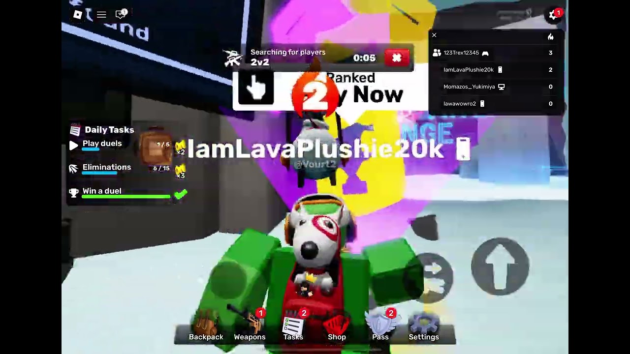 Playing rivals with my friend