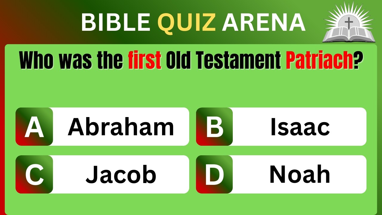 “Firsts” in the Bible: Old Testament Origins Quiz | Can You Trace the Very Beginning?