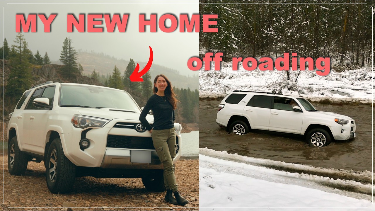 Я купил Toyota 4Runner для постоянного проживания | Впервые езжу по бездорожью | Снимаю задние си...