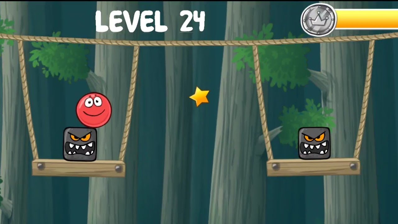 Red Ball 4 - Roll Ball Jump Deep Forest 🌲 Adventure Gameplay Level 21-25