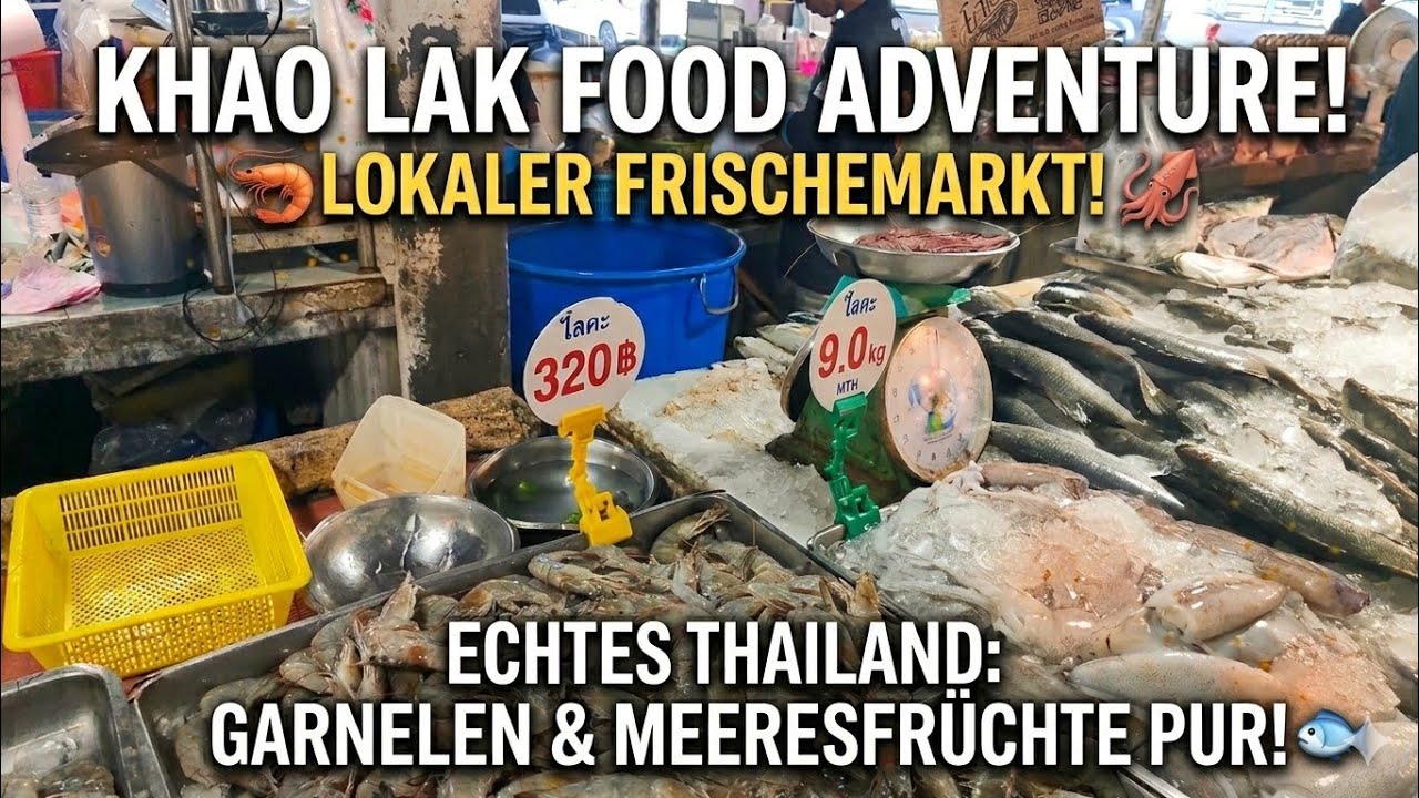 Khao Lak erleben 2026 Thailand - vom local fresh Markt direkt auf den Grill 