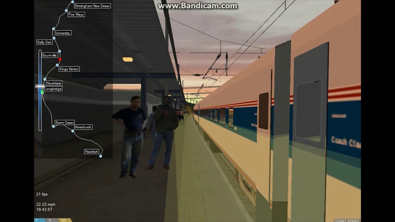 OpenBVE HD: Amtrak ALP-46 and Comet Cars Testing on the Birmingham Cross City Route (England)