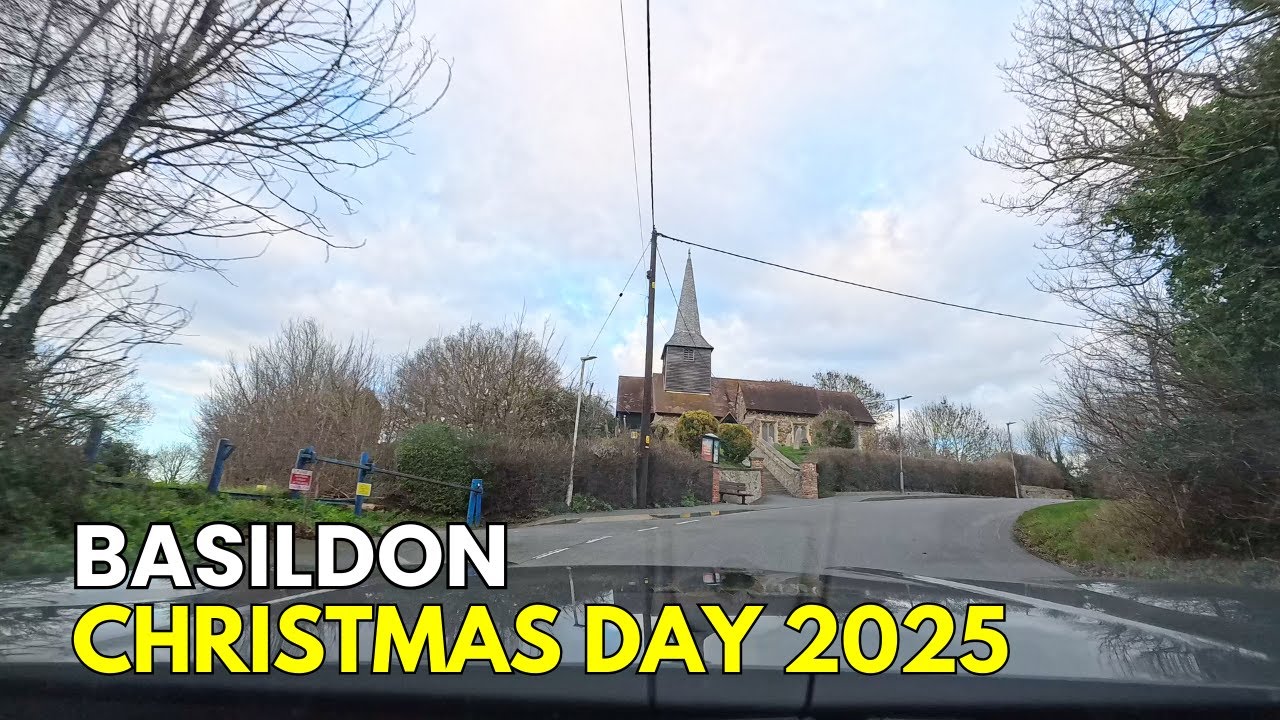 Christmas Day Drive In Basildon | December 25, 2025 🚗🎄🎅✨