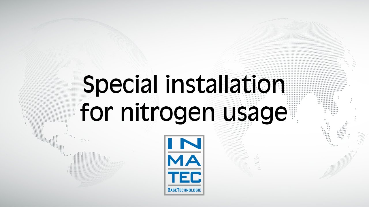 Big special installation for nitrogen usage