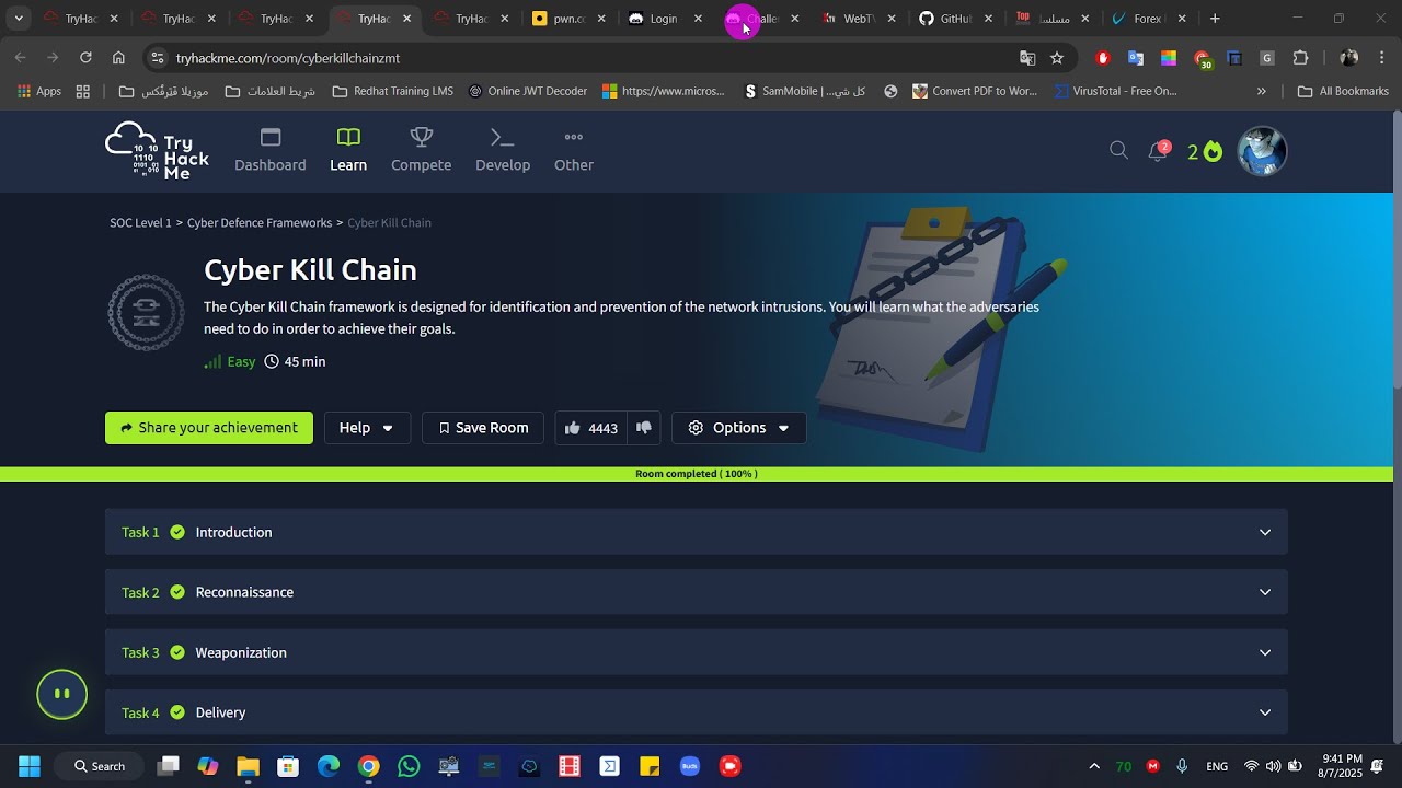Tryhackme - Cyber Kill Chain - بالعربي