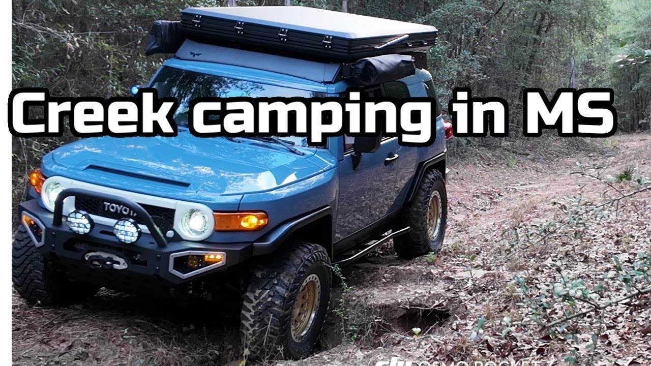 Solo Creek Camping in MS - Toyota FJ Cruiser