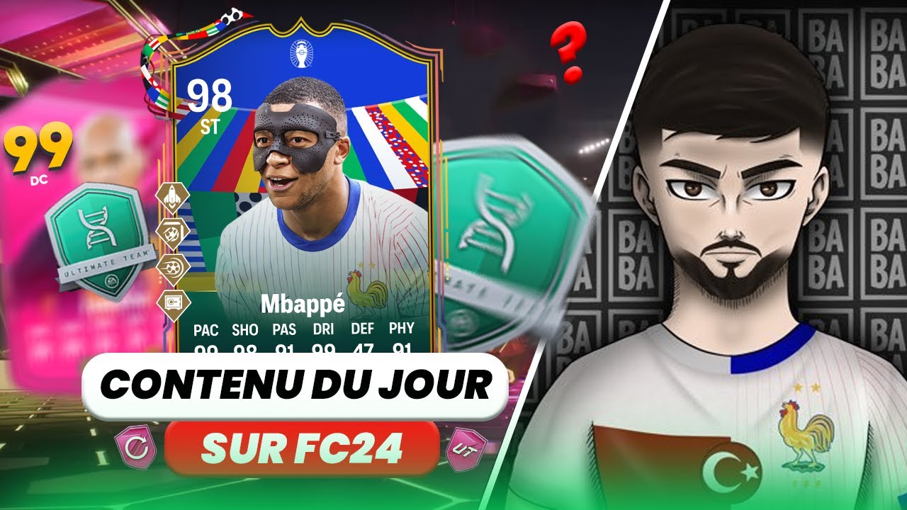 CONTENU FC 24 / SBC MBAPPE + EVO DC 99
