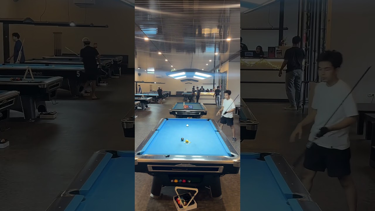 bad cueball placing but nice crossing 