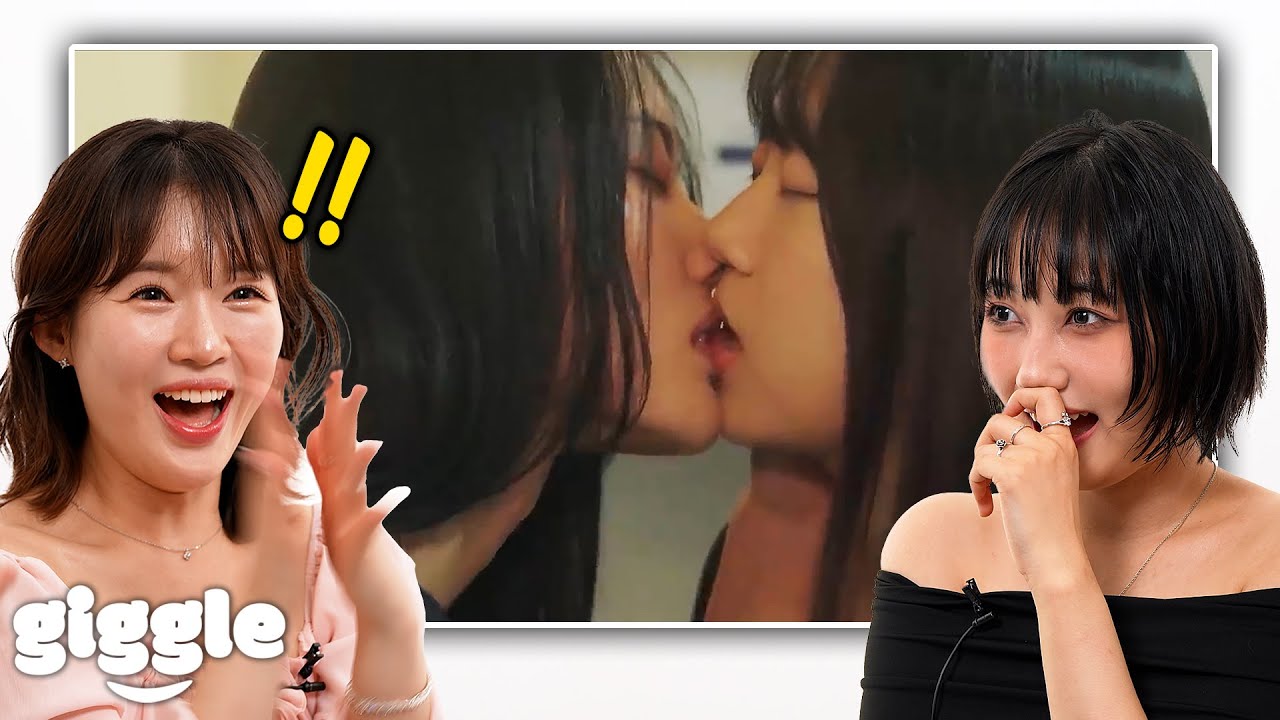 Korean Lesbians React to GL K-Drama Kisses For the First Time!