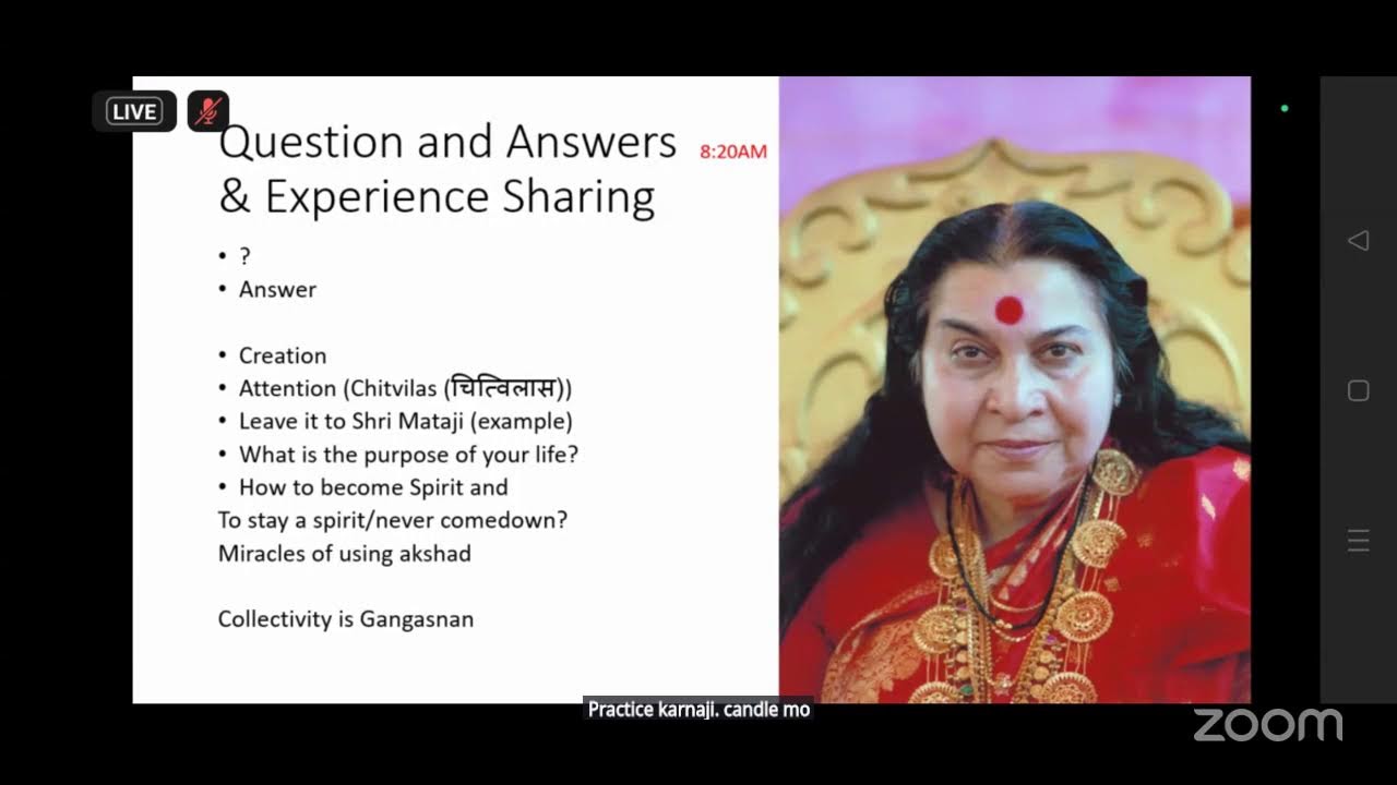 Virat Daily Meditation - 14 Mar 2026 8:20am question and answer experience sharing
