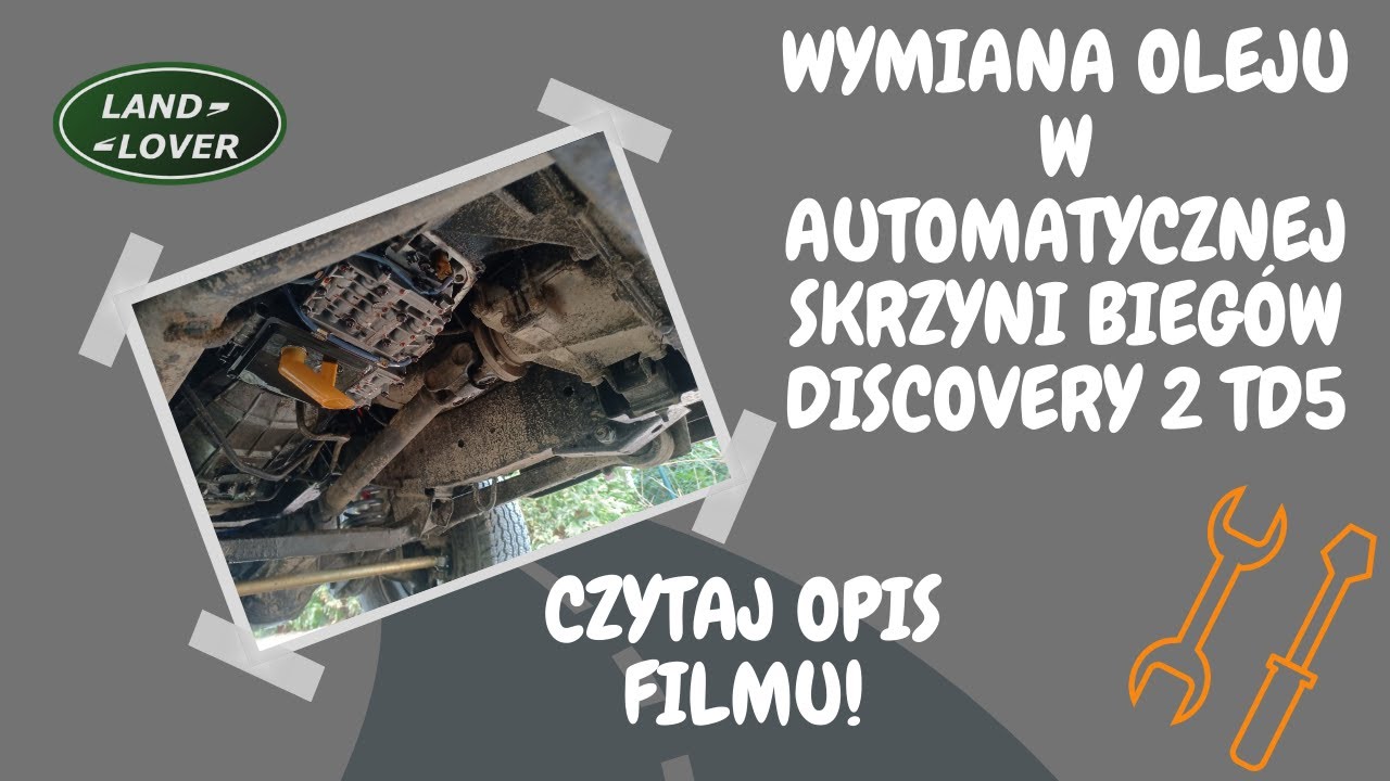 [CZYTAJ OPIS] Wymiana oleju w automatycznej skrzyni bieg&oacute;w Discovery 2 td5// ATF change Disco II TD5