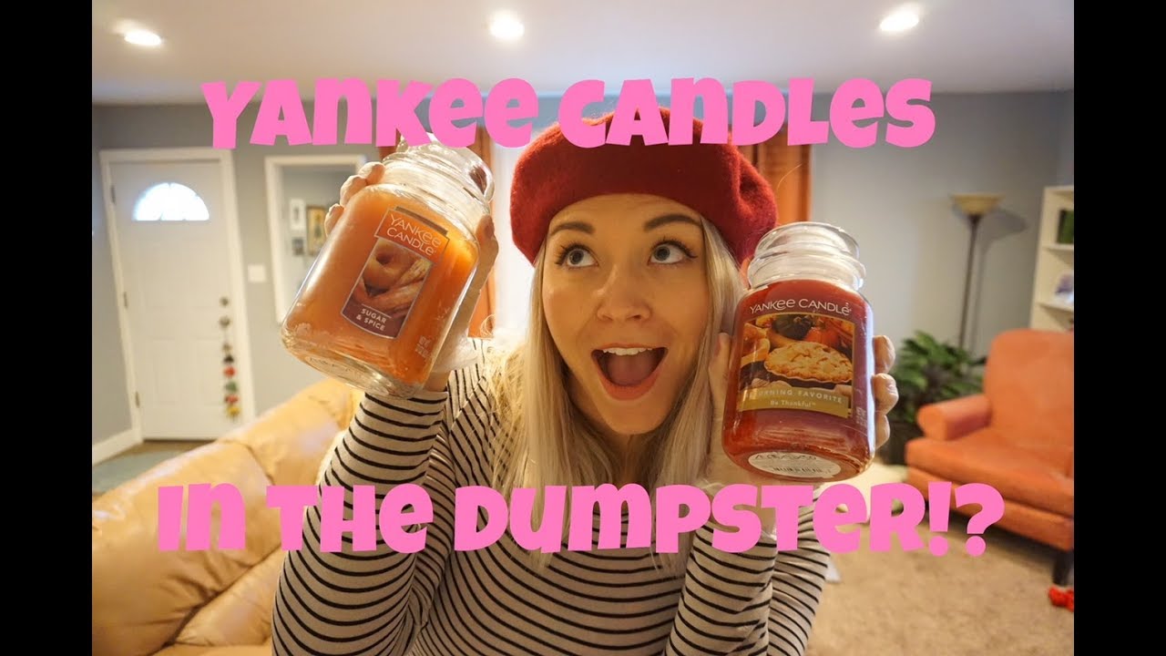 YANKEE CANDLE DUMPSTER DIVE HAUL | RECAP