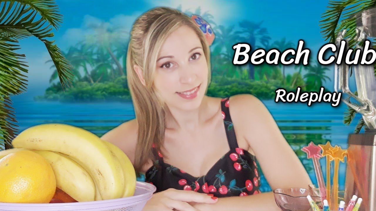 ASMR |  BEACH  CLUB Bar | Roleplay | Sonido Ambiente Tropical | SusurrosdelSurr | España