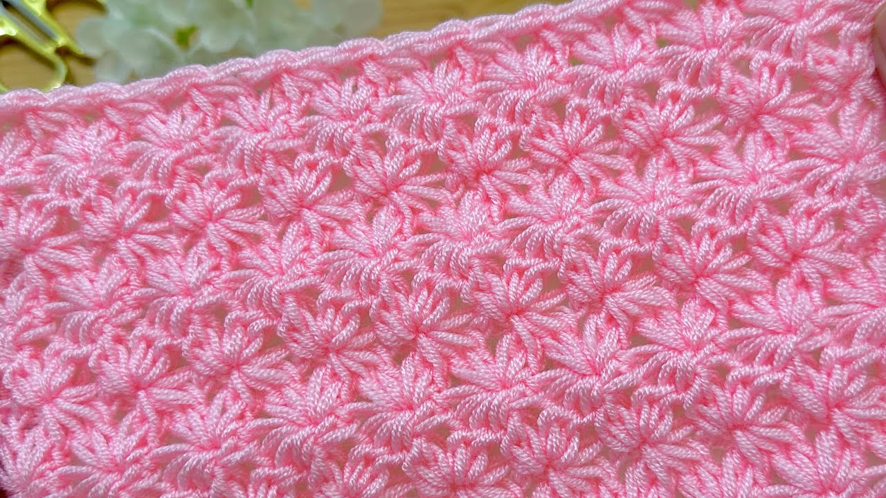 Learn the Most Beautiful & Simple Crochet Stitch! Perfect for Any Project!