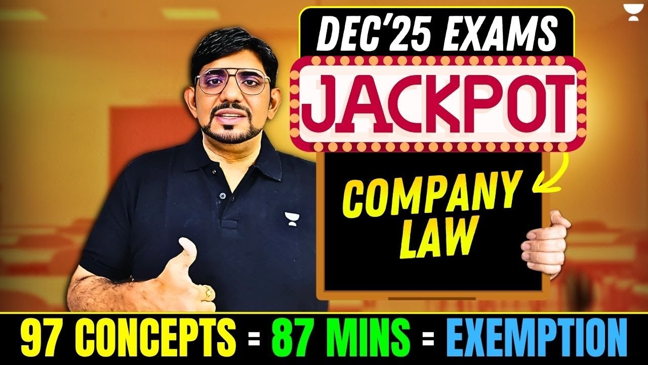 CS Executive Company Law Revision CS Amit Vohra #unacademy #companylaw #csexams #companysecretary