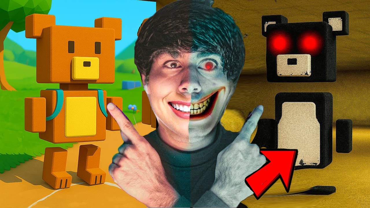 مغامرات الدب الخارق المفترض تكون كيوت لكنها مرعبة 😱 اهرب الباكرومز ؟ SUPER BEAR ADVENTURE BACKROOMS