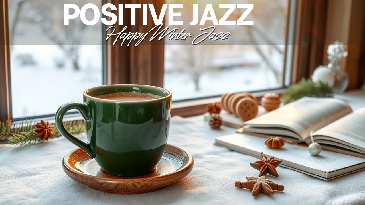 Happy Winter Jazz ☕❄️ Soft Morning Coffee Jazz & Smooth Bossa Nova Piano for Work & Relaxing