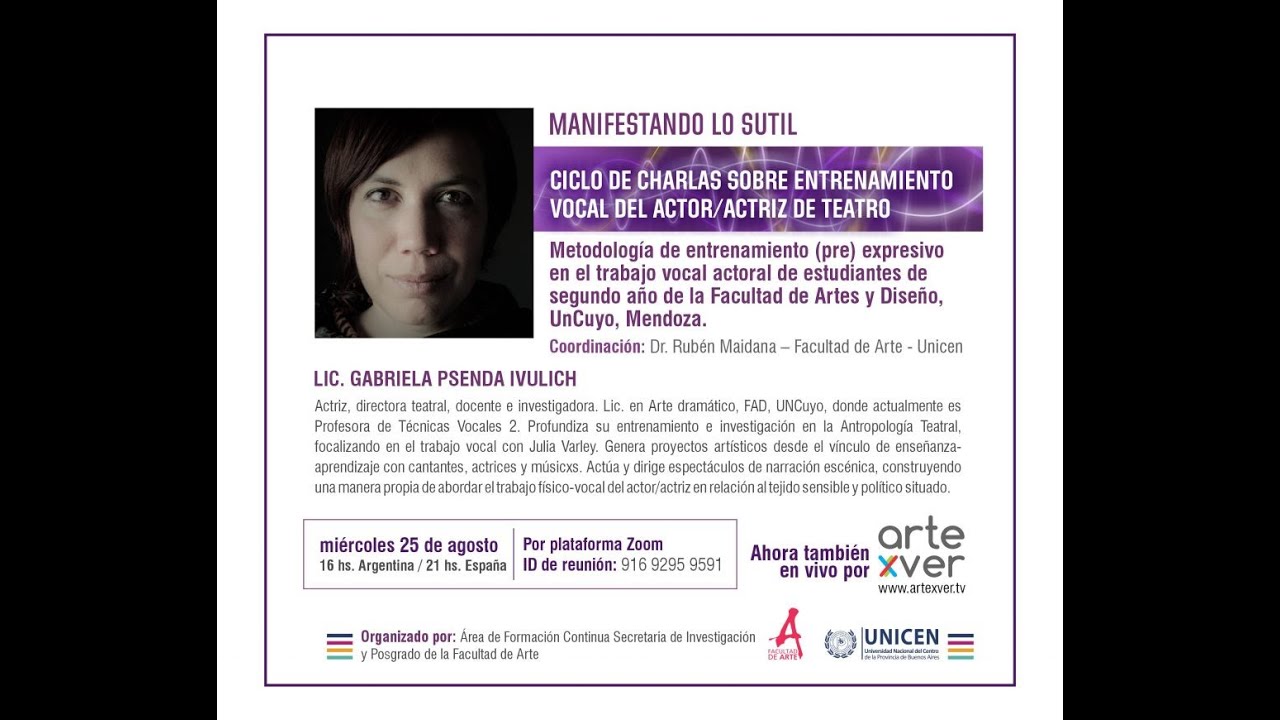 Manifestando lo sutil 2021 ENTREVISTA # 4 (Tandil, Argentina) Gabriela Psenda