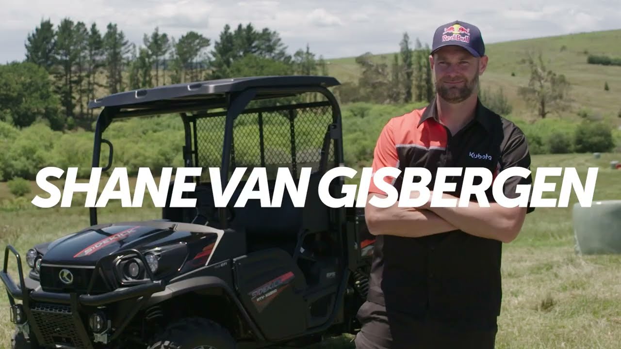 Kubota RTV Sidekick with Shane Van Gisbergen | Roylances Tractor Replacements