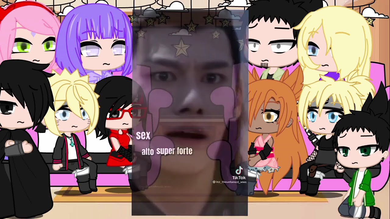 Boruto e seus amigos mais alguns adultos reagindo Naruto es Wei wuxian🌺