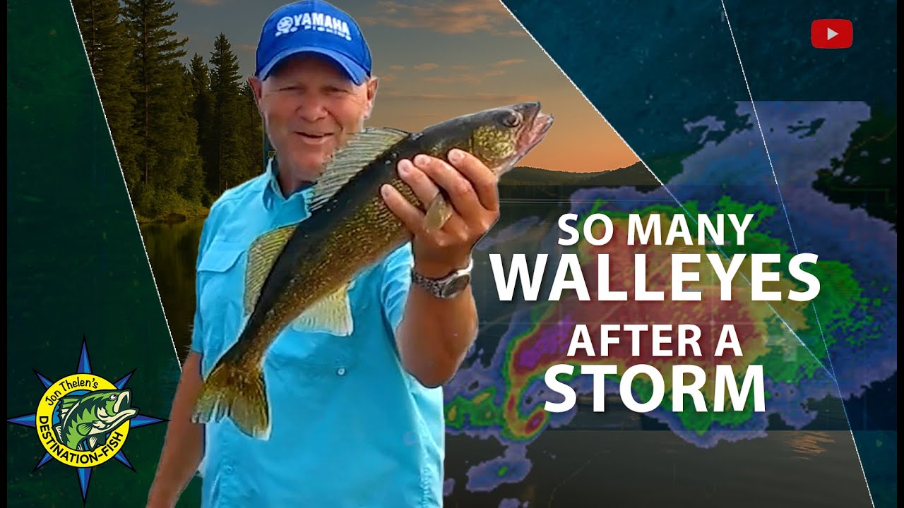How to Catch Pressured Walleyes After a Front |Post-Storm Walleyes | with Jon Thelen