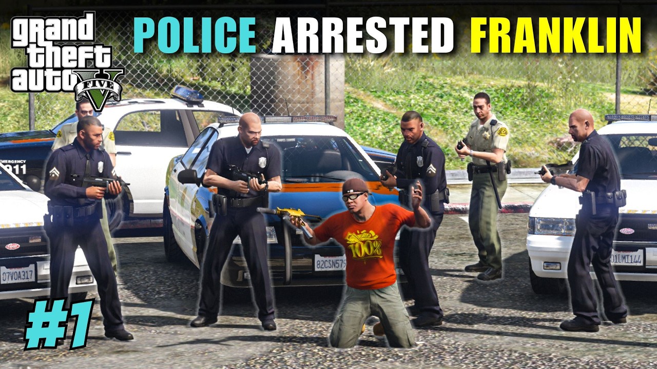 CAN FRANKLIN ESCAPE FROM POLICE | GTA V GAMEPLAY #1