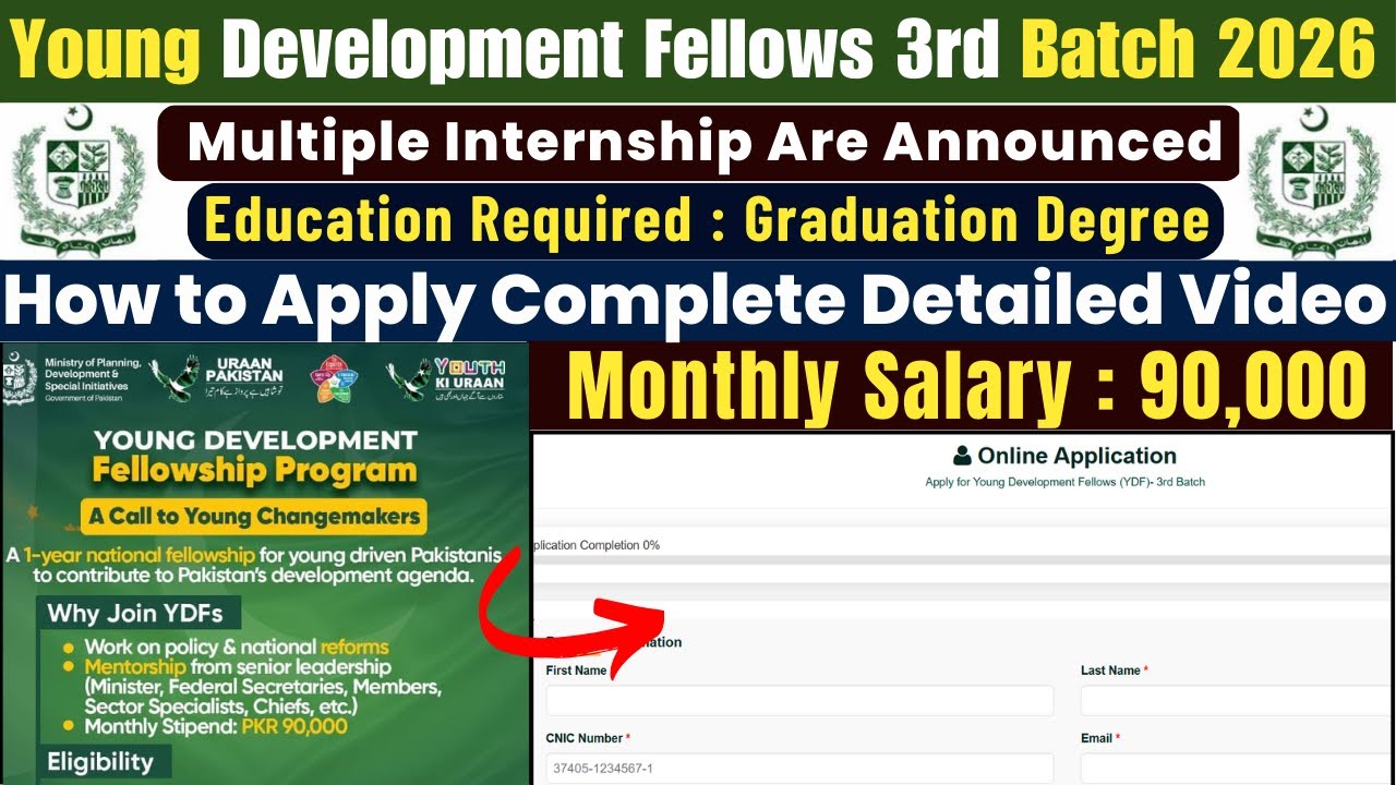 Planning Commission Young Development Fellows 2026 Online Apply | Government Paid Internship 2026