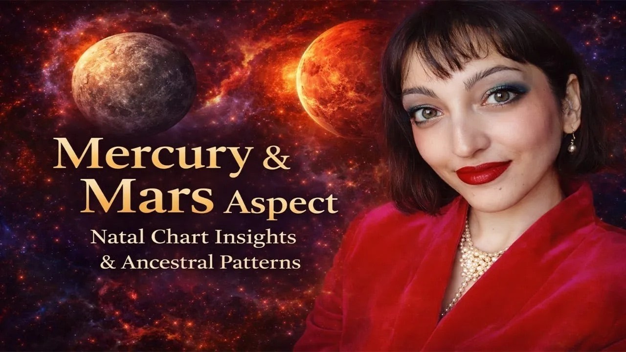 Mercury in aspect to Mars in the Natal Chart