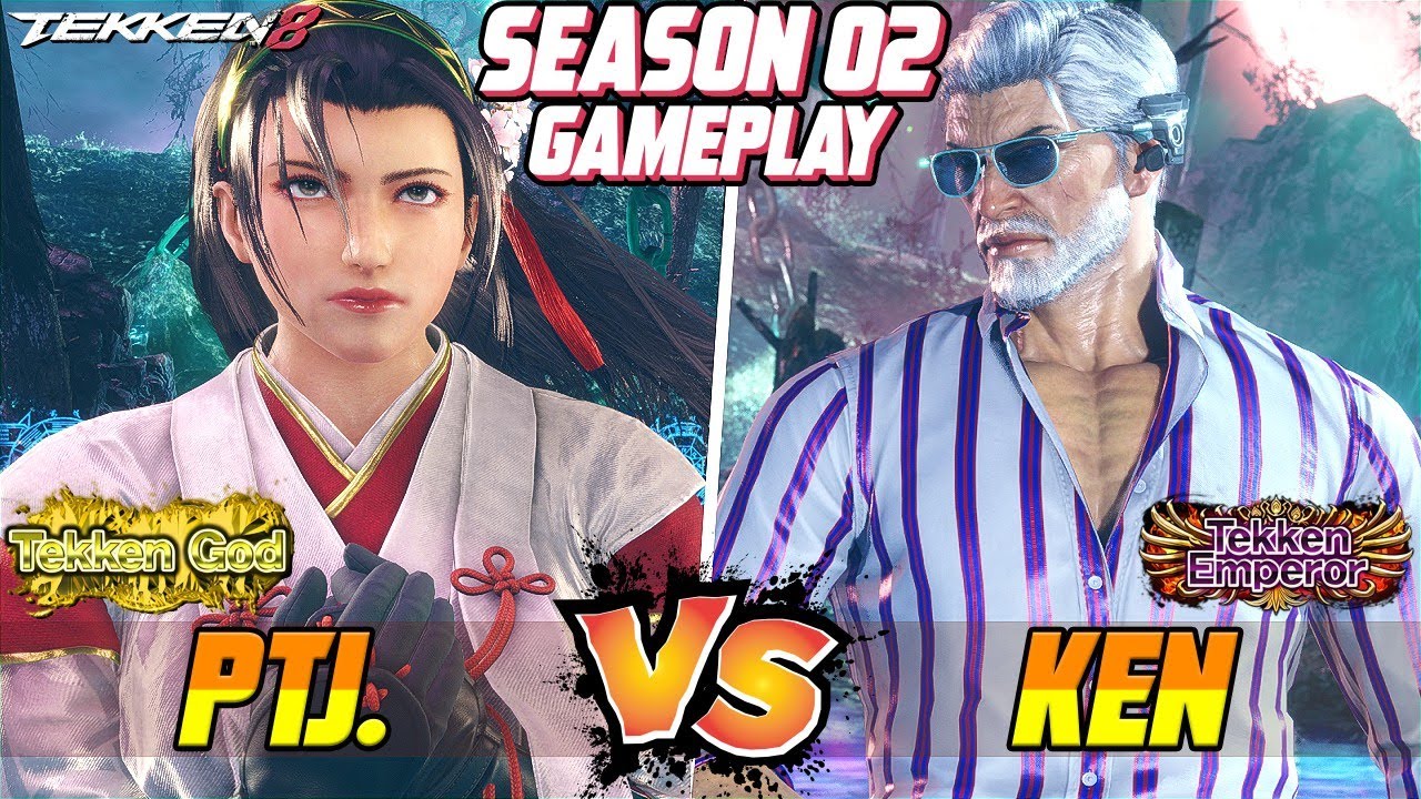Tekken 8 – PTJ (Jun Kazama) vs KEN (Victor) – T8 (SEASON 2) High Level Gameplay!