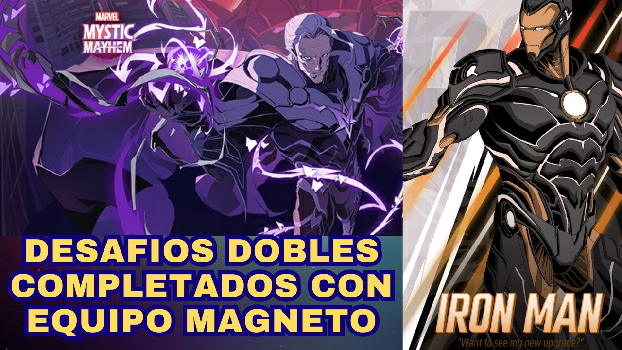 Magneto Review, Gameplay y Desafíos Dobles Completos - Marvel Mystic Mayhem