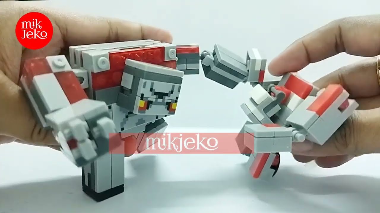 Who Will Wins? All Redstone Golem Battle | Review LEGO Minecraft Toys MOC Unofficial 2022 @Mikjeko
