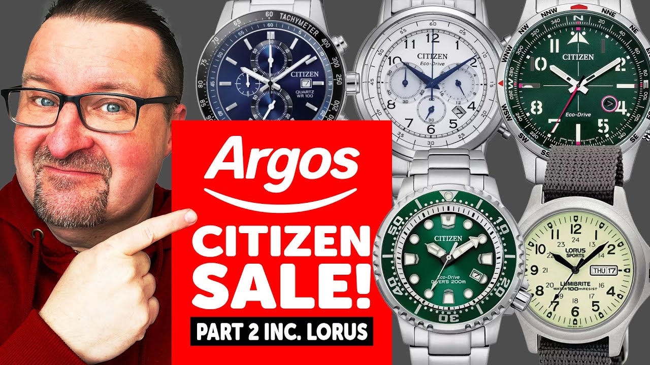 БЕЗУМНАЯ РАСПРОДАЖА ЧАСОВ ARGOS! 🔥 ЕЩЁ ЧЕТЫРЕ ПРЕДЛОЖЕНИЯ CITIZEN + НЕПРЕВЗОЙДЁННЫЕ LORUS LUMIBRI...
