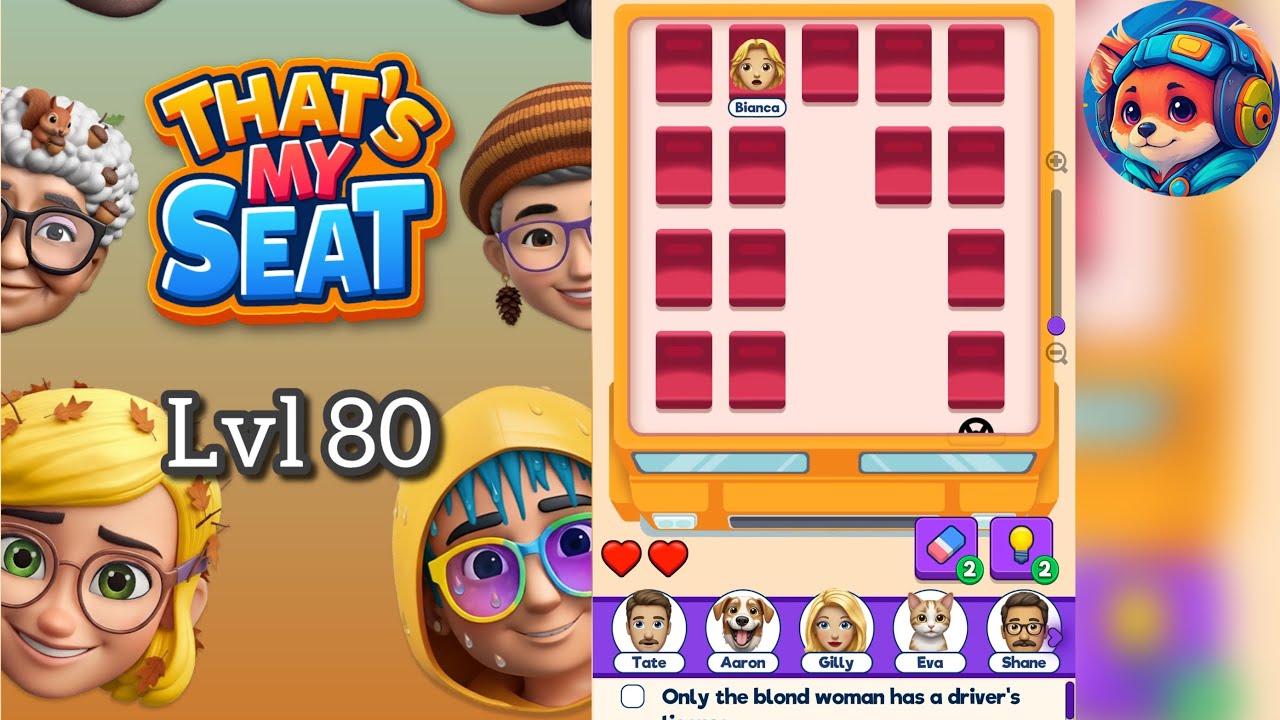 That&rsquo;s My Seat &ndash; Level 80 Walkthrough & Answer | Mobile Logic Puzzle Game 