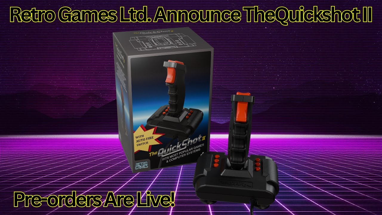 Компания Retro Games Ltd. анонсировала The Quickshot II. Предзаказы уже открыты!