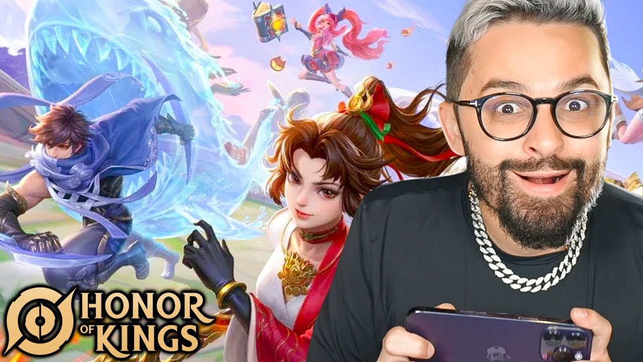 Joguei o NOVO JOGO pra CELULAR!! Honor of Kings