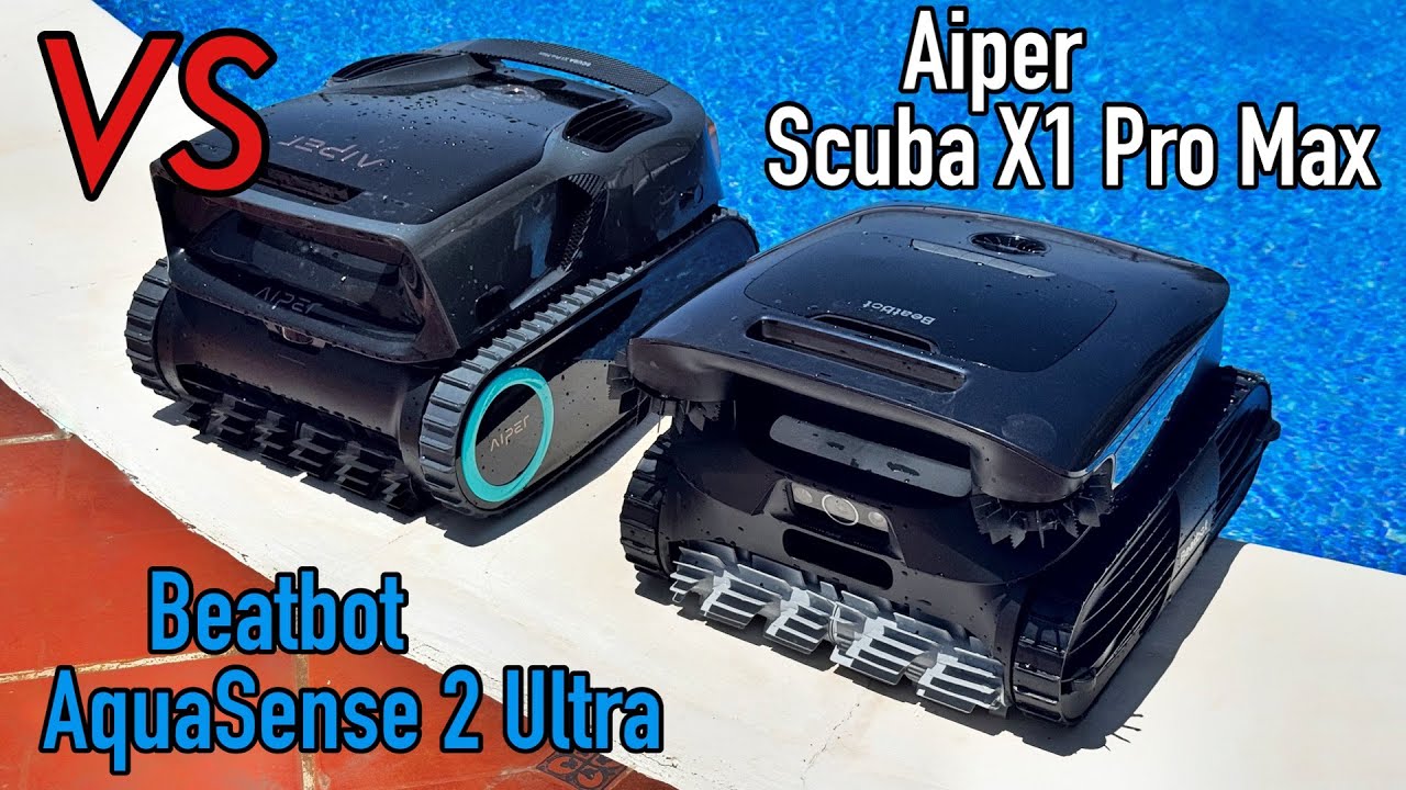 Aiper Scuba X1 Pro Max VS Beatbot AquaSense 2 Ultra! The Ultimate Pool Robot Cleaner Comparison!