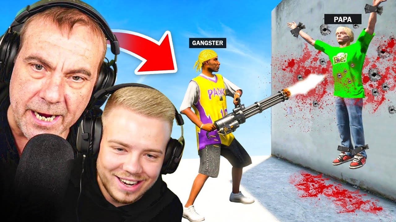 Mein Papa spielt das ERSTE MAL GTA 5 RP 😂
