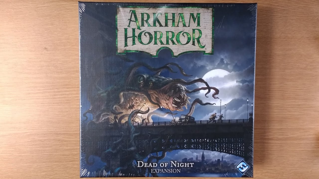 Dead of Night expansion for the Arkham Horror 3rd Edition Boardgame SPOILER FREE UNBOXING
