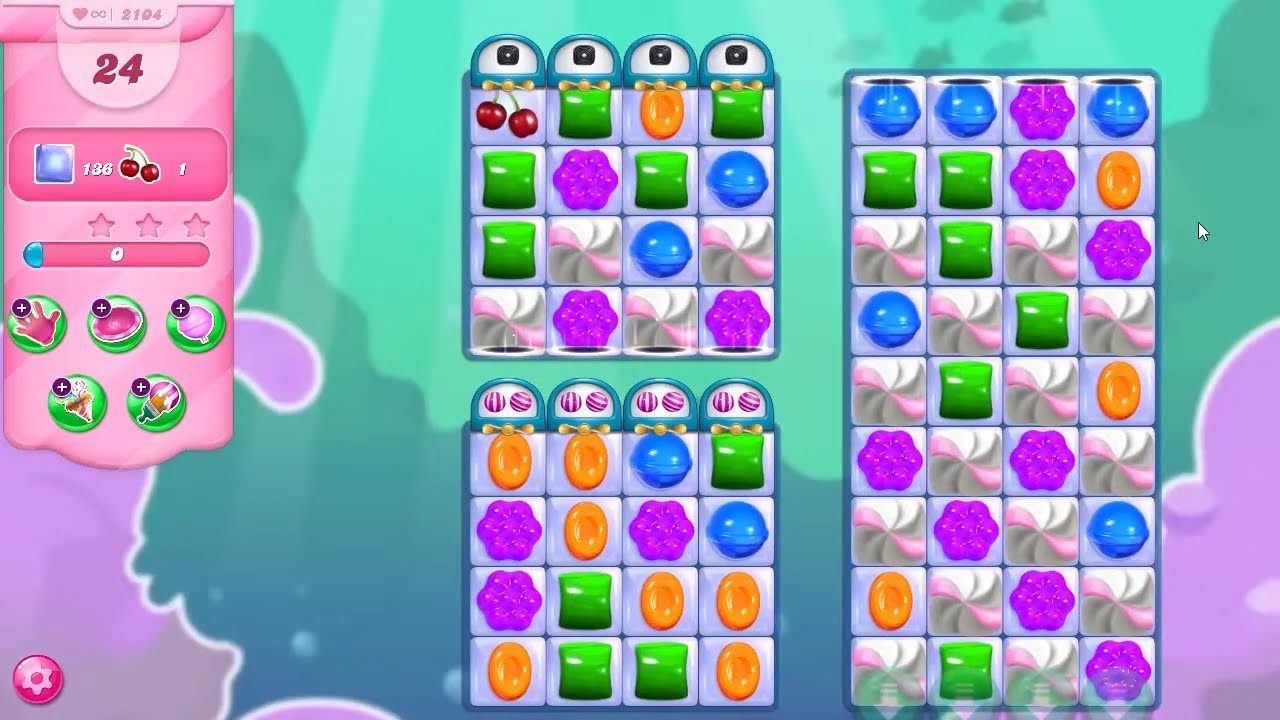 Candy Crush Saga LEVEL 2104 NO BOOSTERS (new)