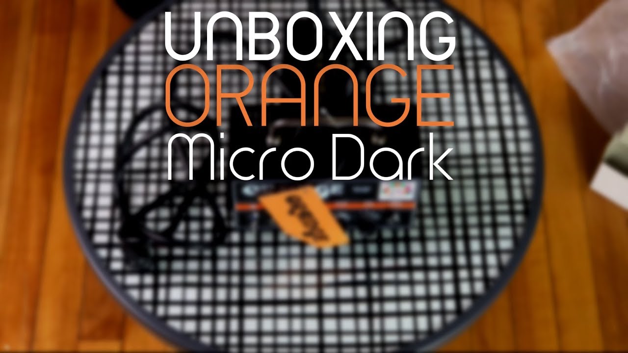 Orange Micro Dark 20W Solid State Lunchbox Head w/ 12AX7 Tube Preamp