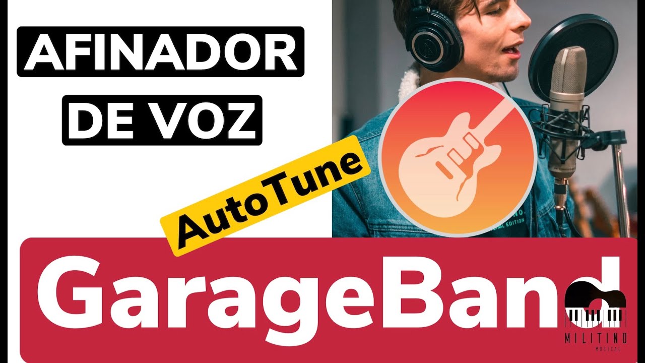 Como AFINAR a VOZ no GarageBand (AutoTune)