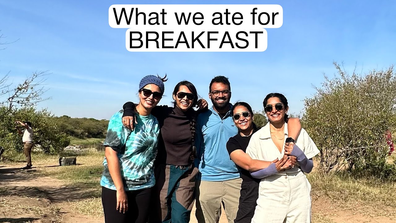 What we ate for BREAKFAST 🍳 || Masai Mara || Anupama Anandkumar